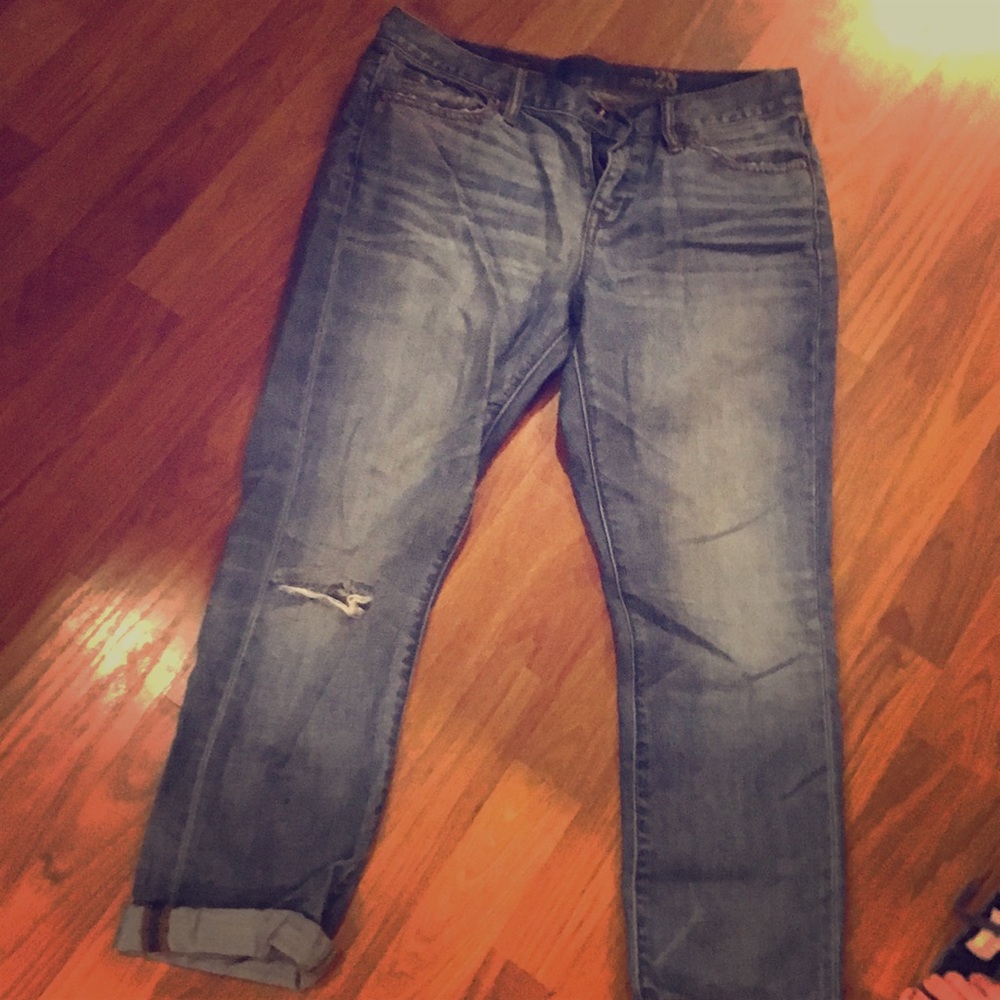 JCrew women’s jeans boyfriend sim fit